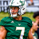 USF kicker Nico Gramatica, No. 7, during the 2026 USF Spring Game in Tampa, Florida.